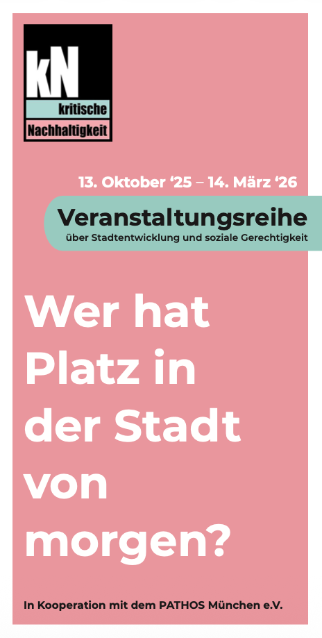 Flyer-Wer hat Platz in der Stadt von morgen